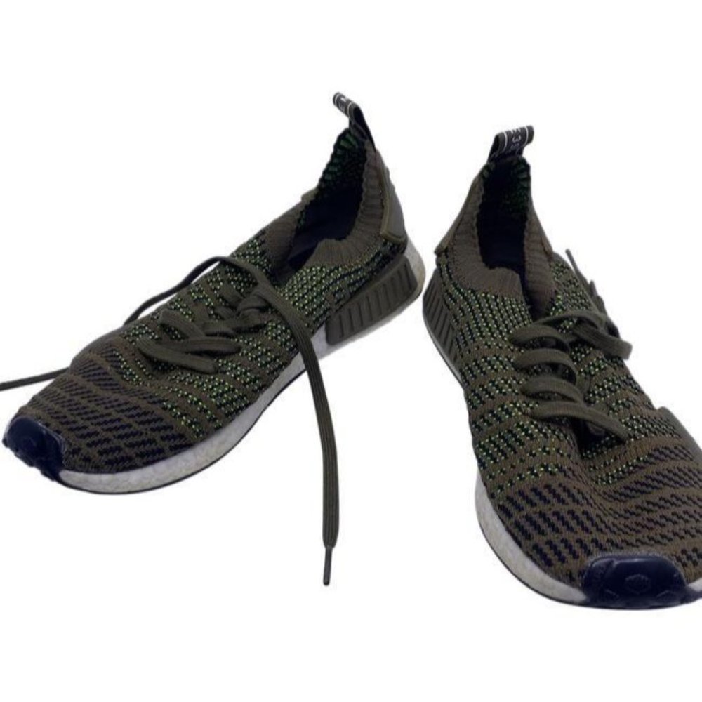 Adidas Brown Black Green Boost Sneakers Size Us